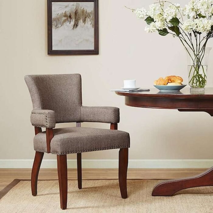 Parler Brown Arm Dining Chair
